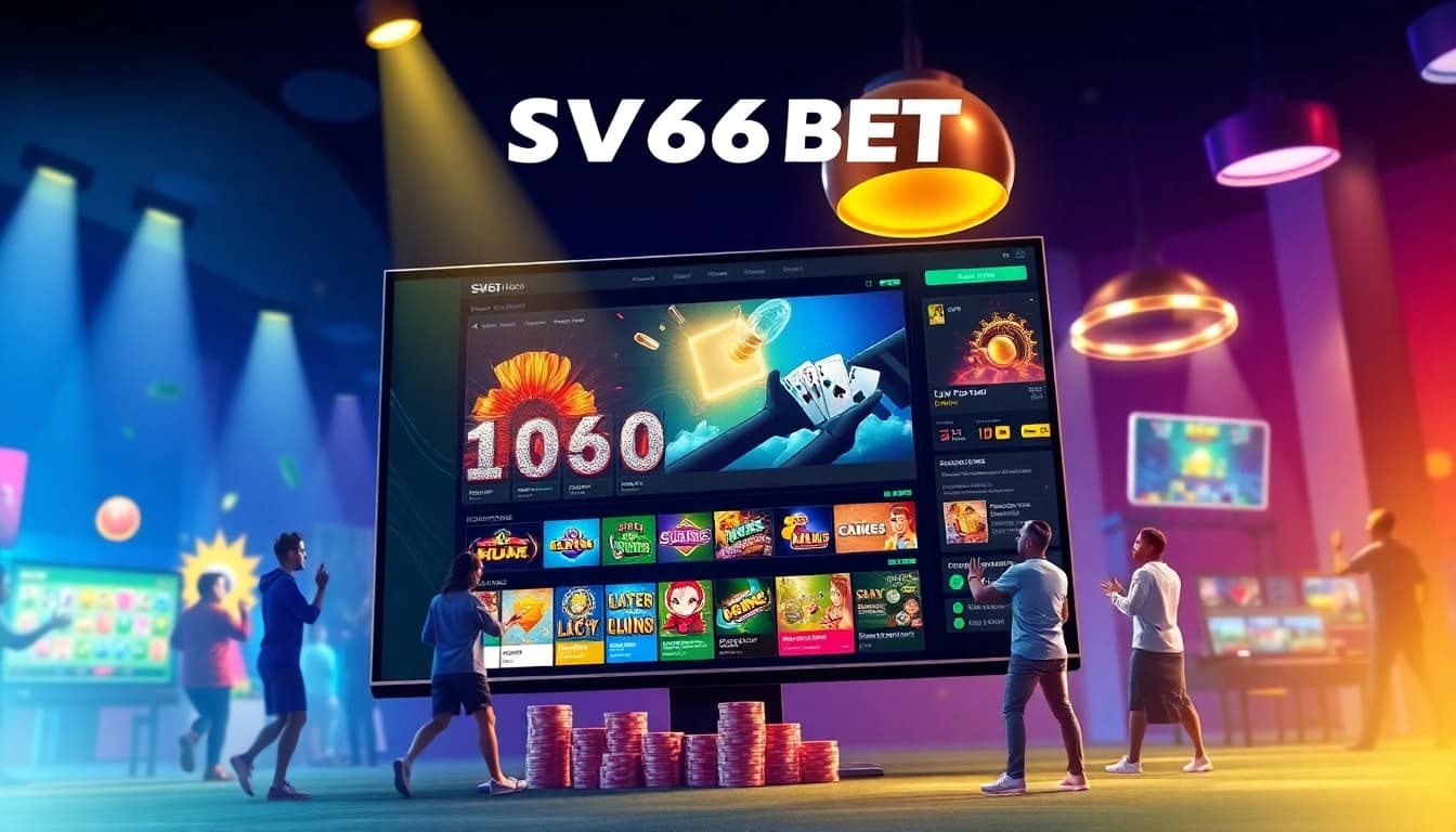Engaging visual of the SV66 BET online gaming platform featuring a modern casino interface.