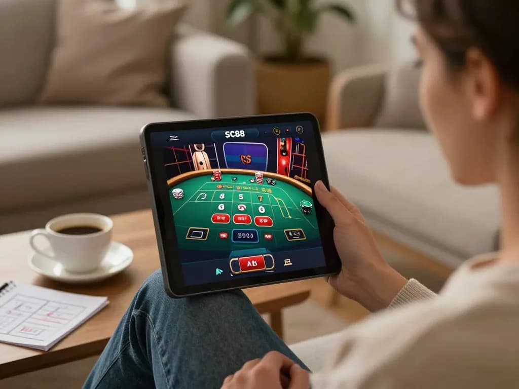 Players enjoy SC88 casino app on mobile devices, enhancing their gaming experience at home.