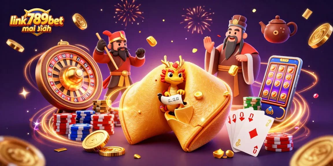 Experience link 789bet mới nhất with a vibrant casino scene featuring dynamic game elements and animated characters.
