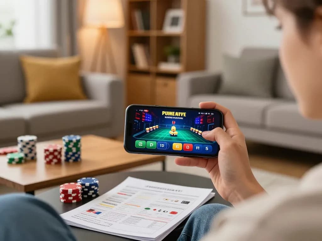 sin88 player experiencing exciting gameplay on a mobile app, full of strategy and enjoyment