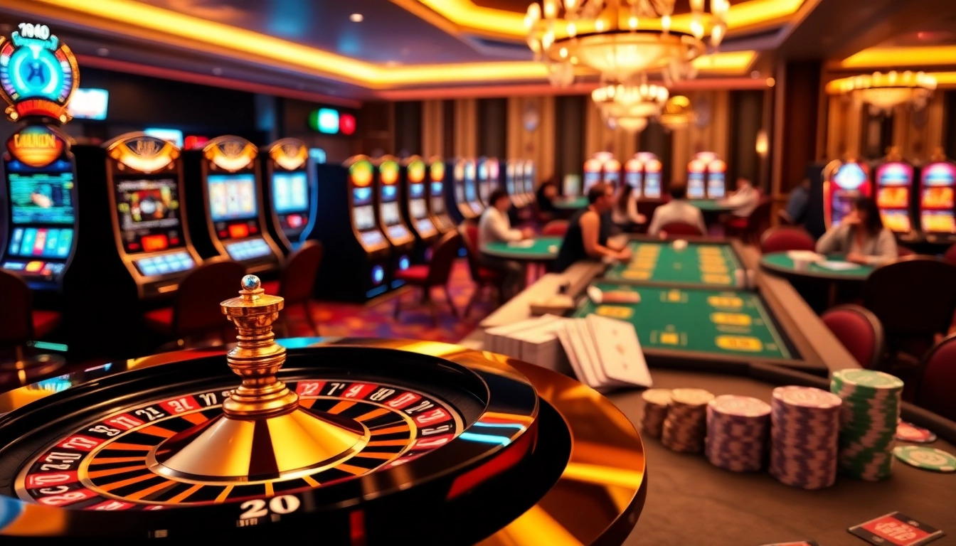 Betting excitement at https://tip88.living/ featuring a roulette wheel and colorful poker chips.
