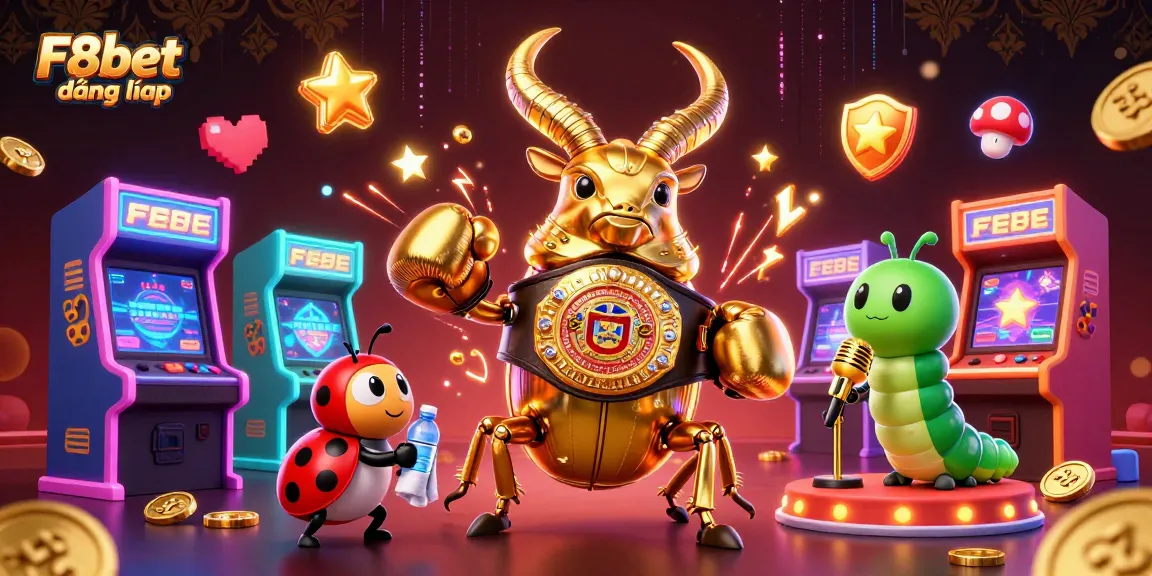 Experience F8bet đăng nhập with a gaming adventure featuring dynamic characters and vibrant casino elements.