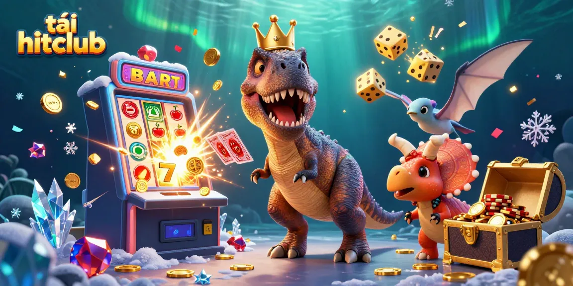 Tải hitclub to enjoy captivating gameplay as characters win big at an underwater casino adventure.